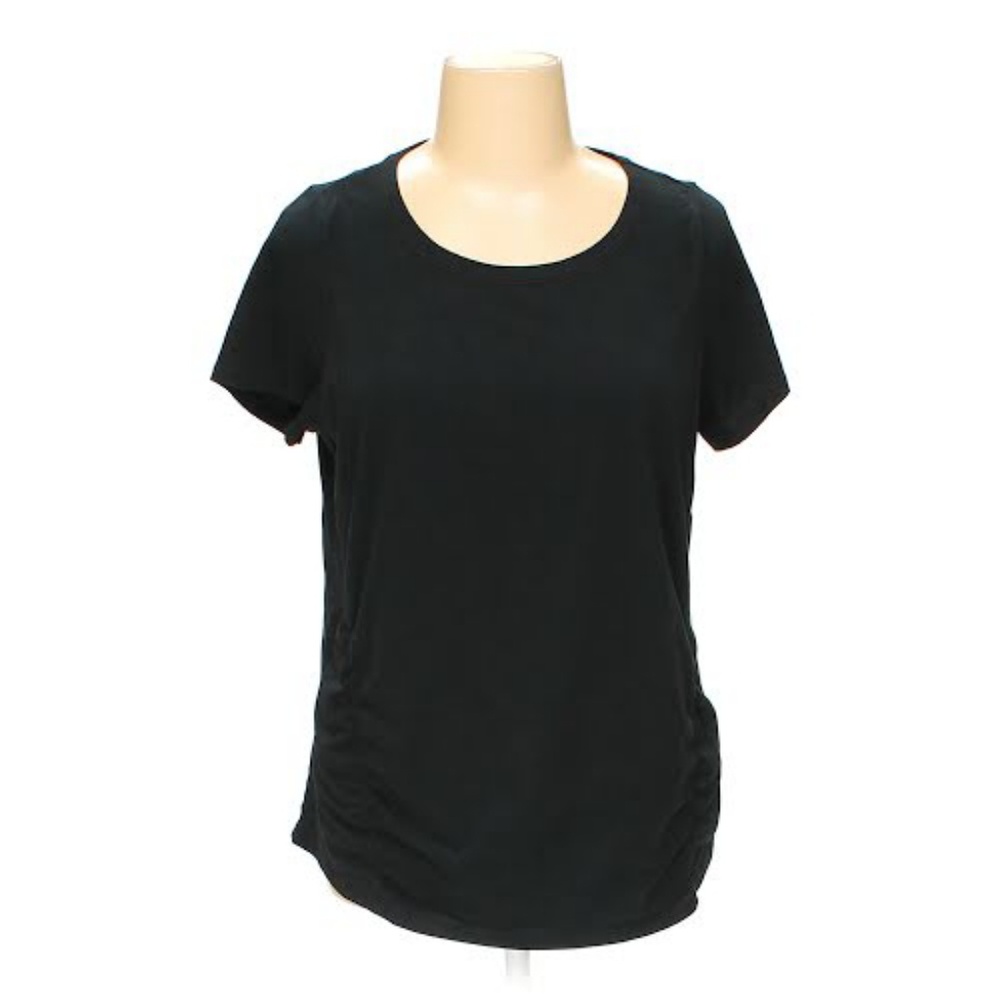 Sonoma Size 1X Black Slimming Tshirt Blouse